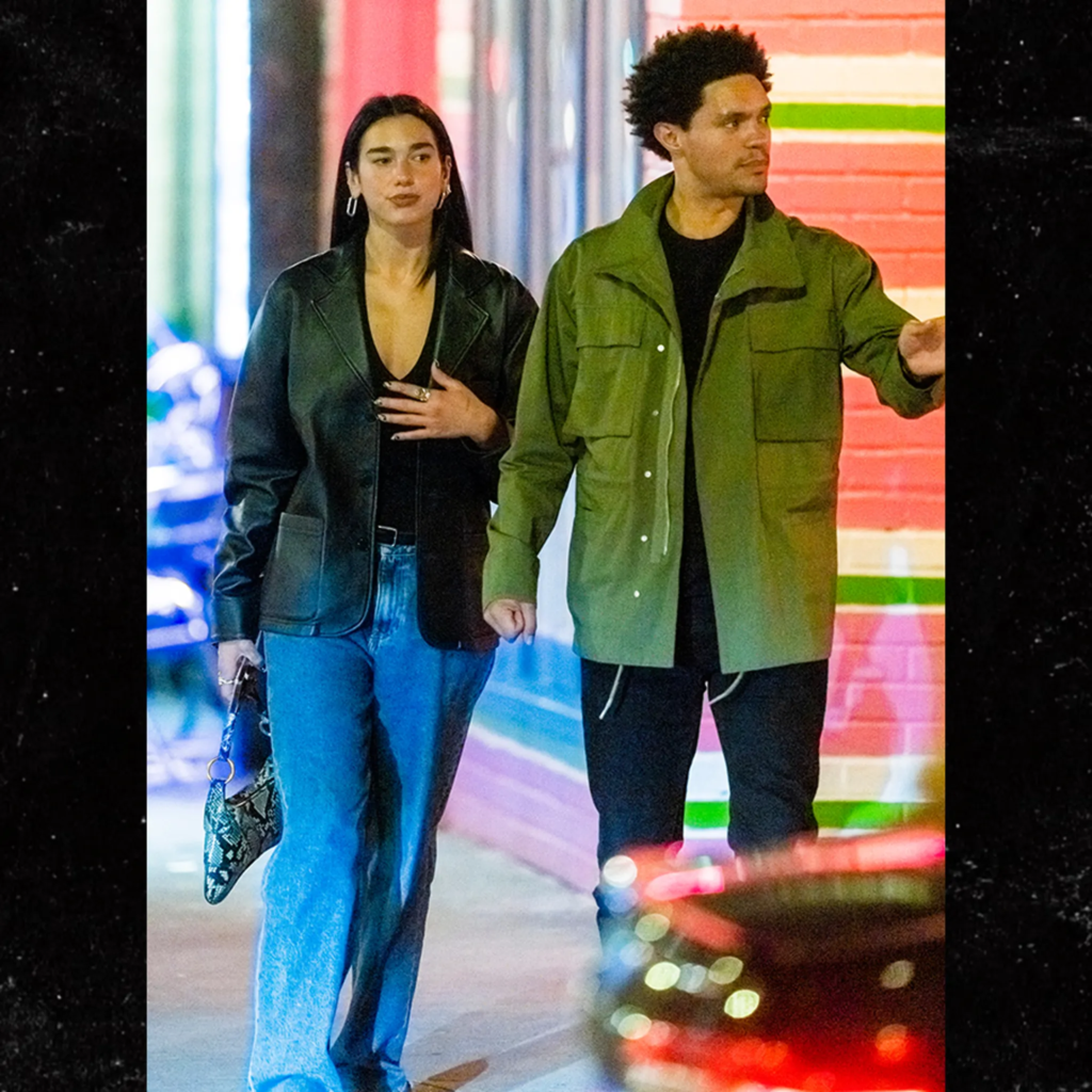 Trevor Noah and Dua Lipa