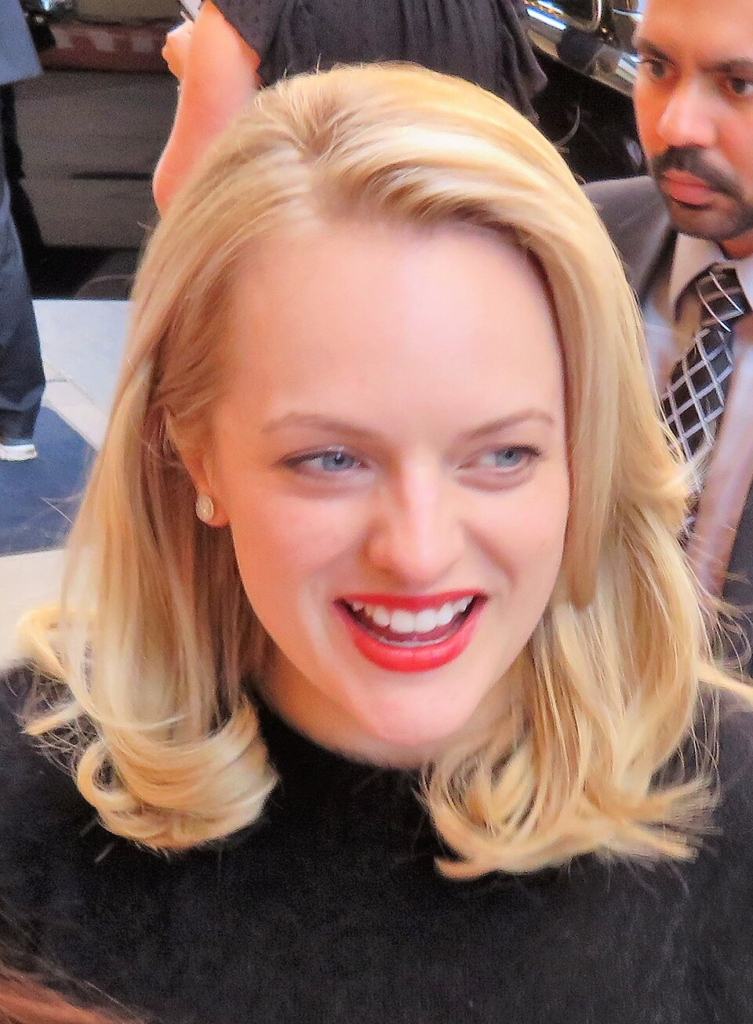 Elisabeth Moss smiling