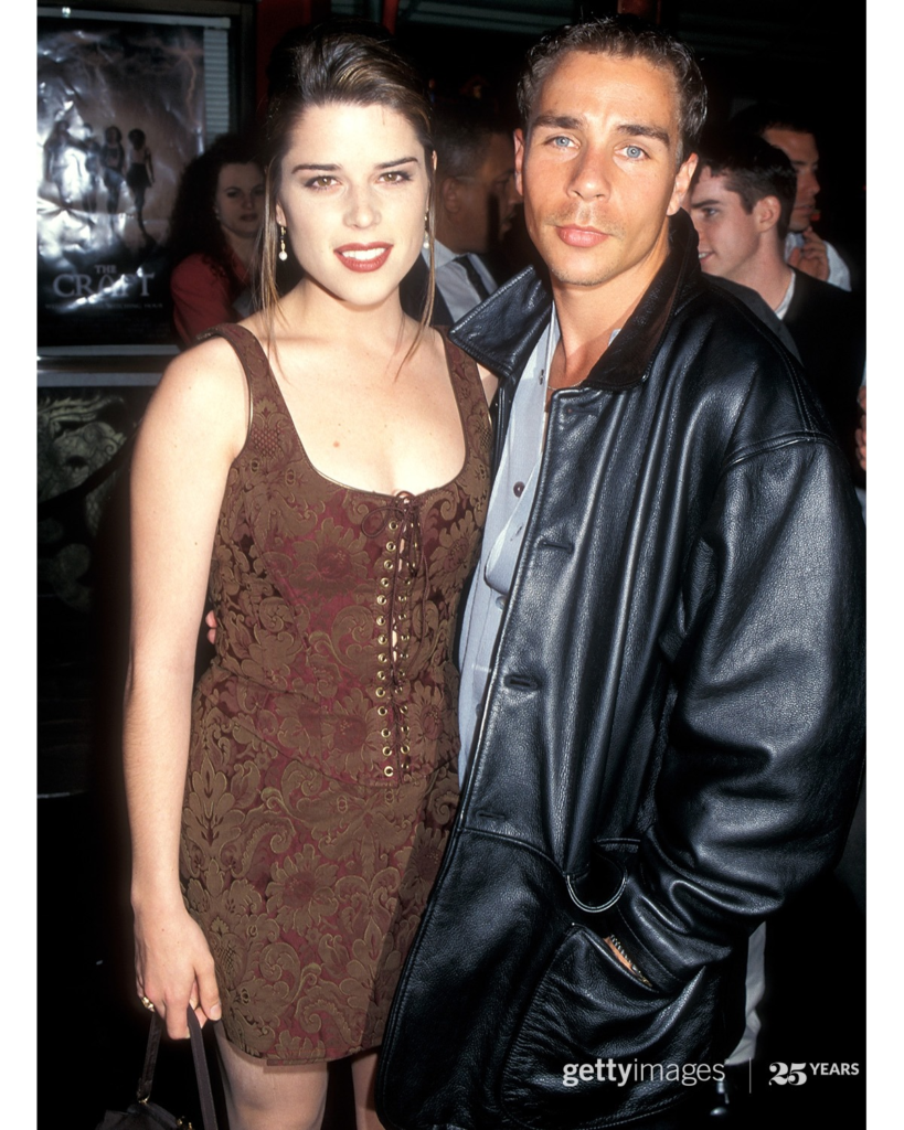 Neve Campbell and Jeff Colt at an event
