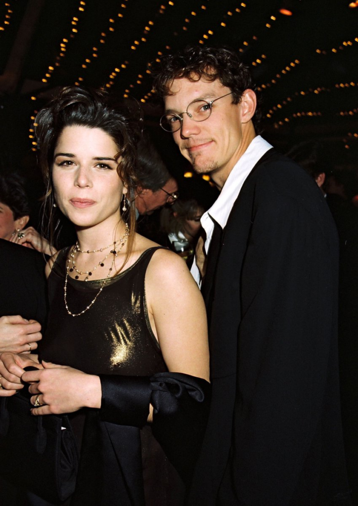 Matthew Lillard and Neve Campbell at an event