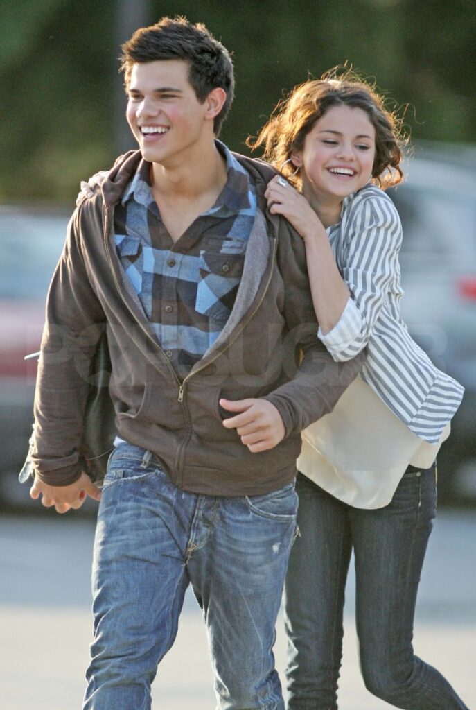 Taylor Lautner and Selena Gomez