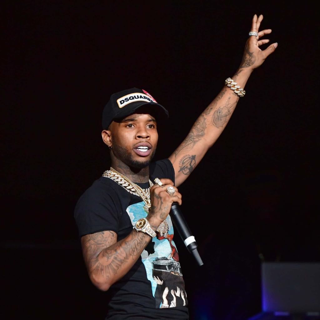 Tory Lanez performing on stage