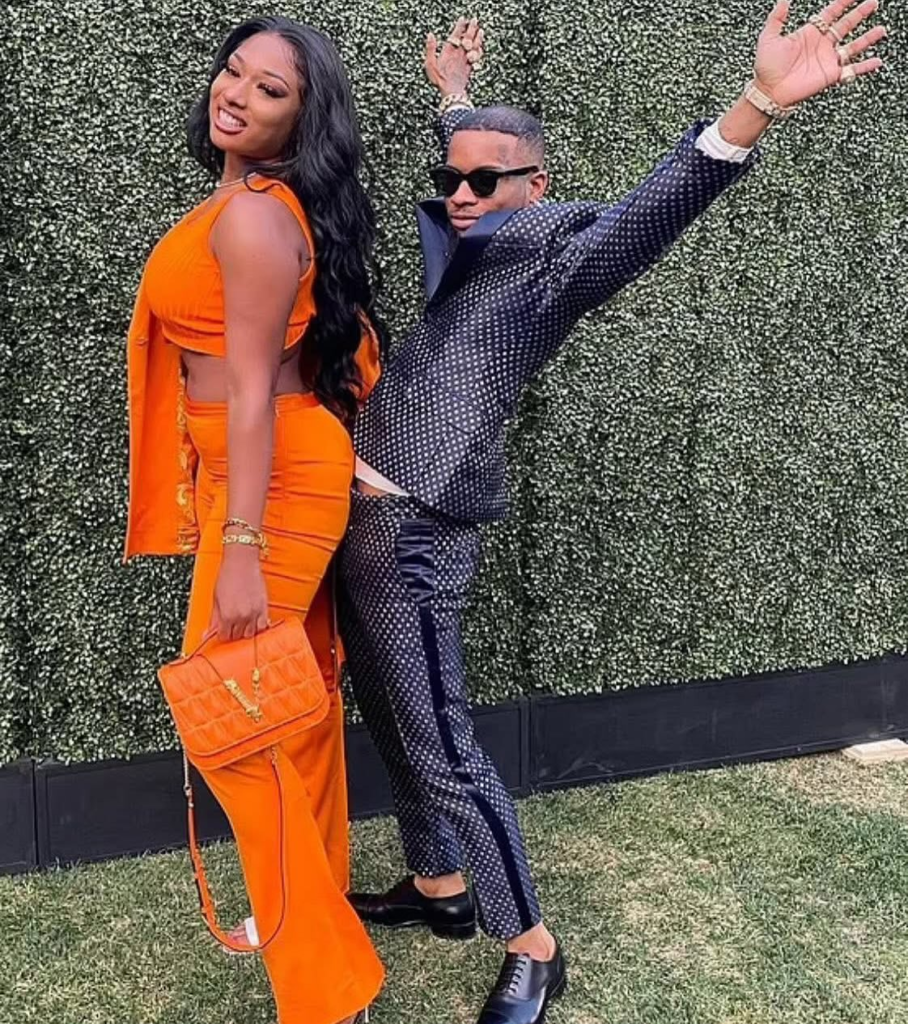 Tory Lanez and Megan Thee Stallion at an event