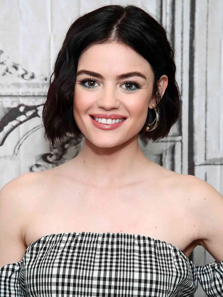 Lucy Hale smiling