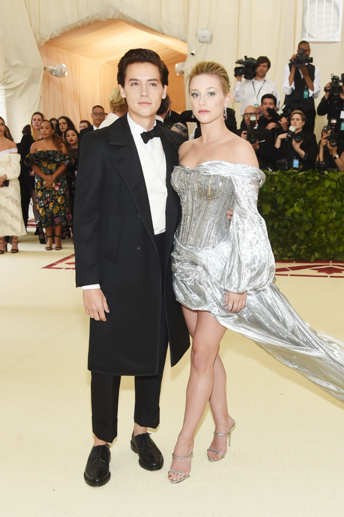Cole Sprouse and Lili Reinhart at an event