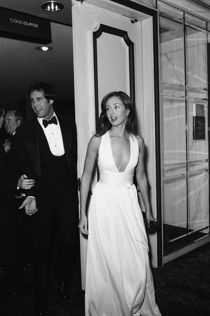 Chevy Chase and Jacqueline Carlin