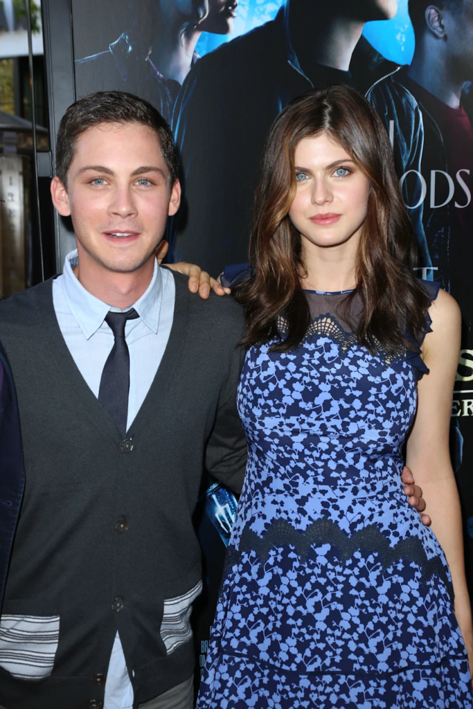 Alexandra Daddario and Logan Lerman