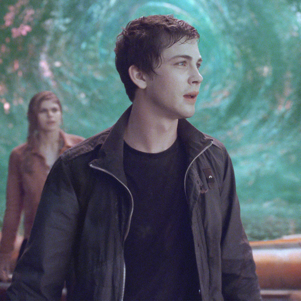 Logan Lerman in his role as Percy Jackson in the 2013 film Percy Jackson: Sea of Monsters