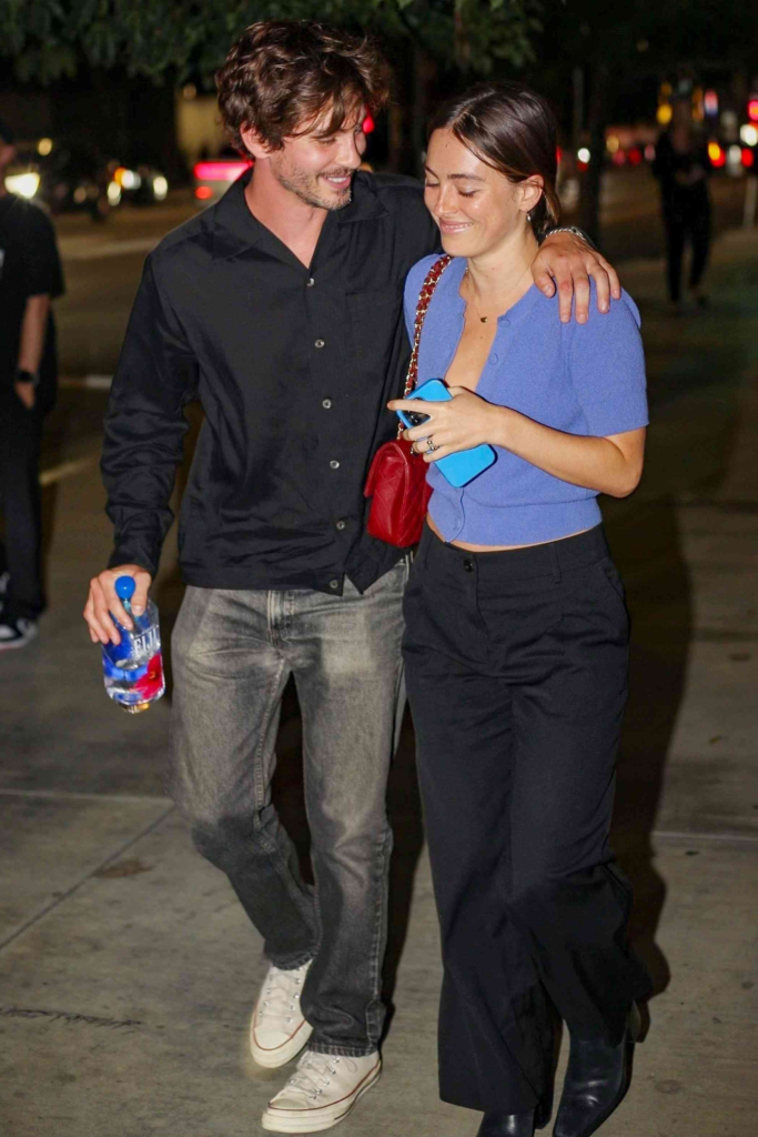 Logan Lerman and Ana Corrigan