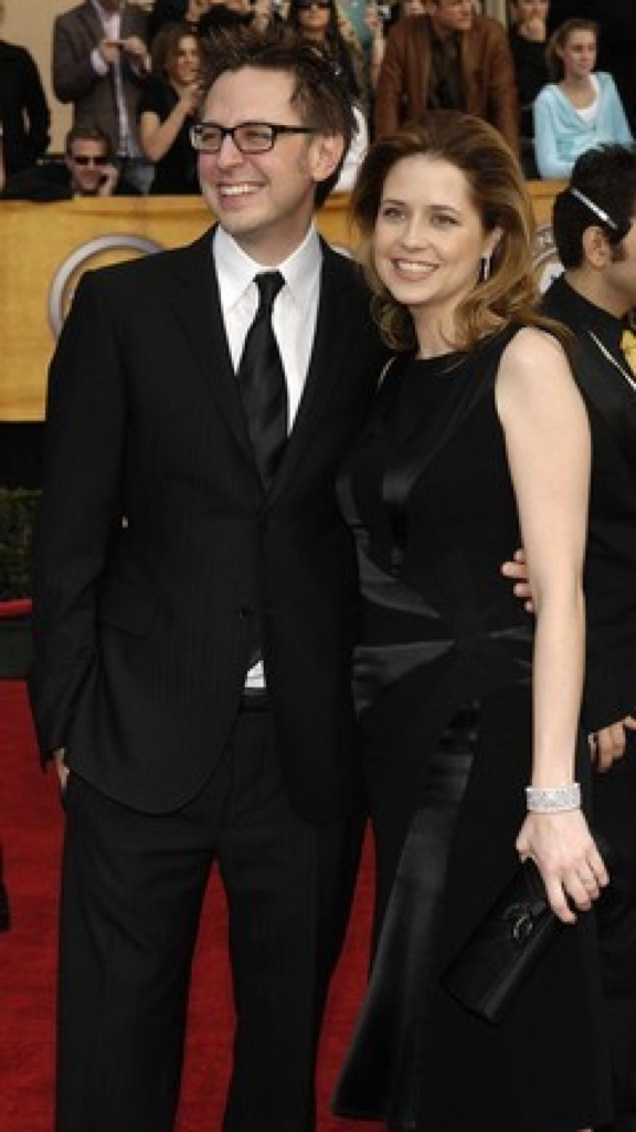 James Gunn and Jenna Fischer