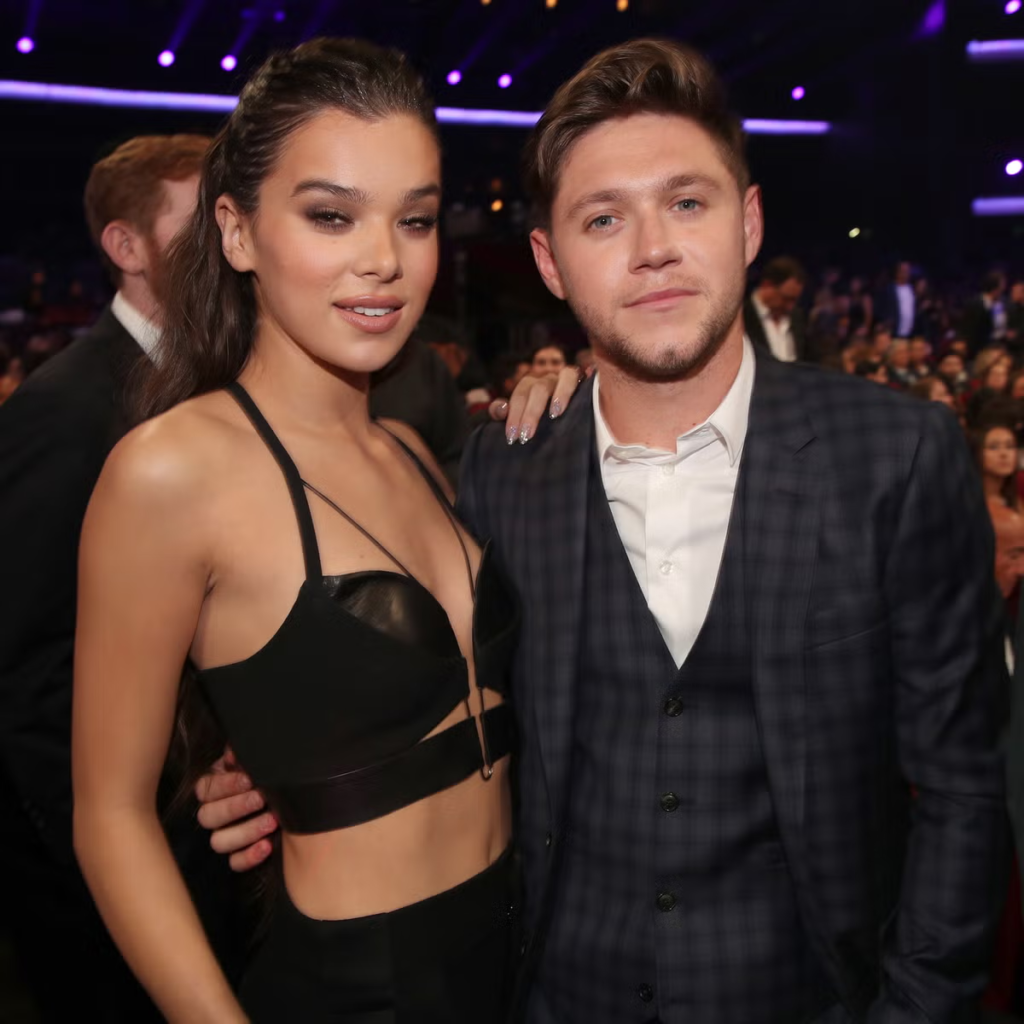 Niall Horan and Hailee Steinfeld at an event