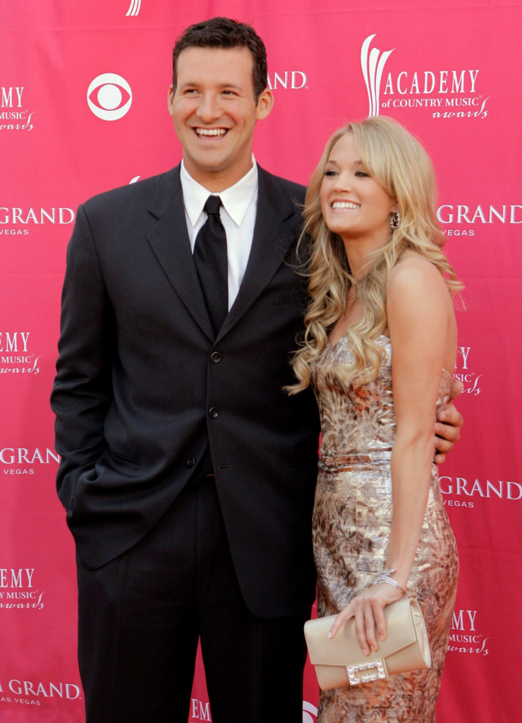 Carrie Underwood and Tony Romo