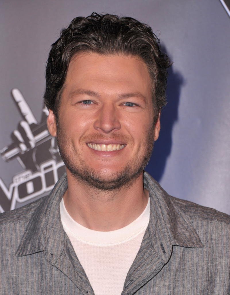 Blake Shelton smiling