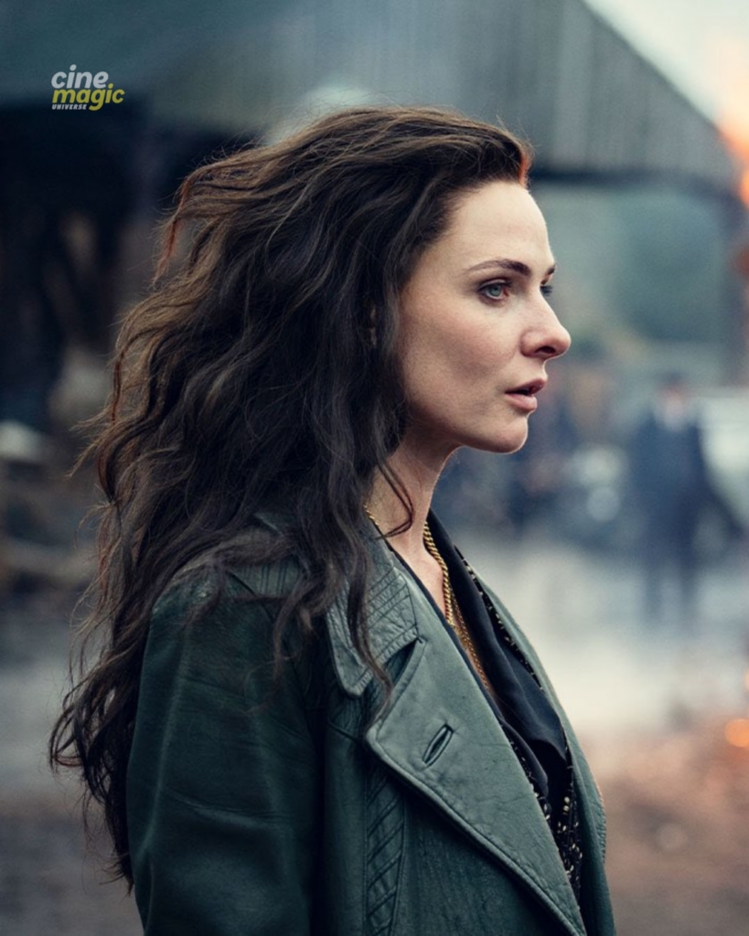 Rebecca Ferguson in a scene from the upcoming film Peaky Blinders: The Immortal Man
