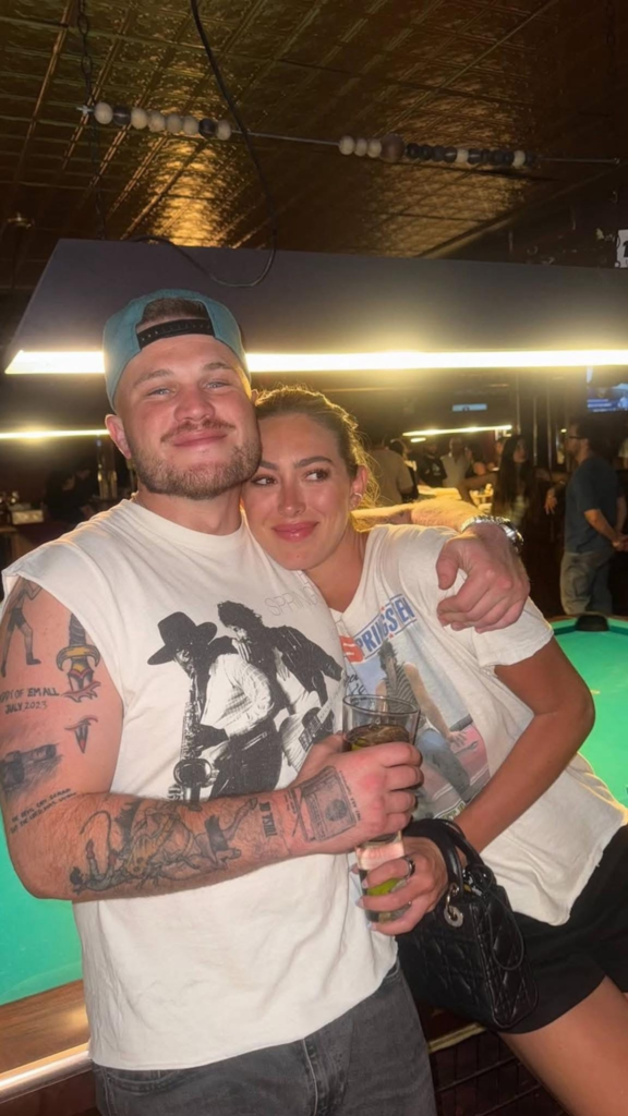 Zach Bryan and Samantha Leonard