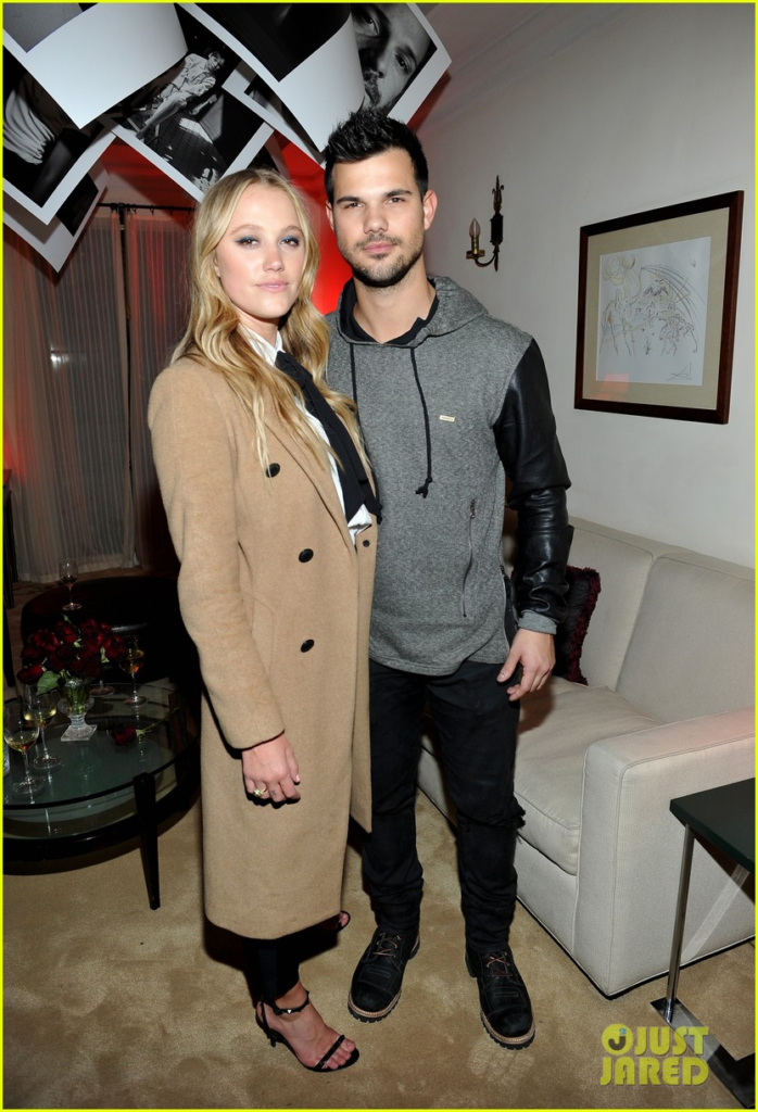 Maika Monroe and Taylor Lautner