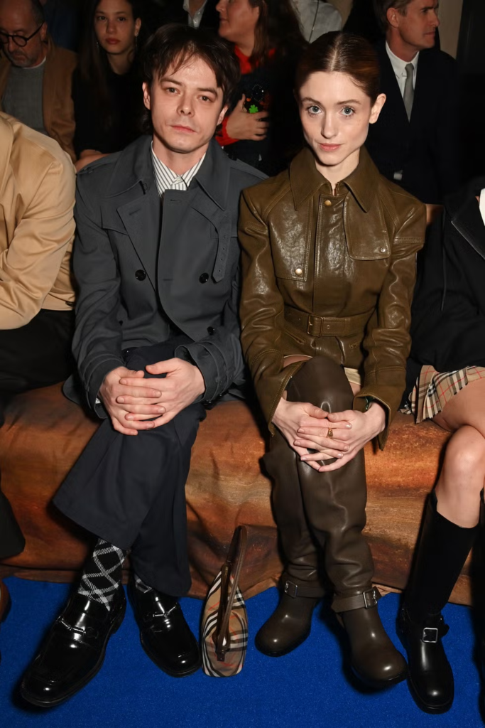Natalia Dyer and Charlie Heaton