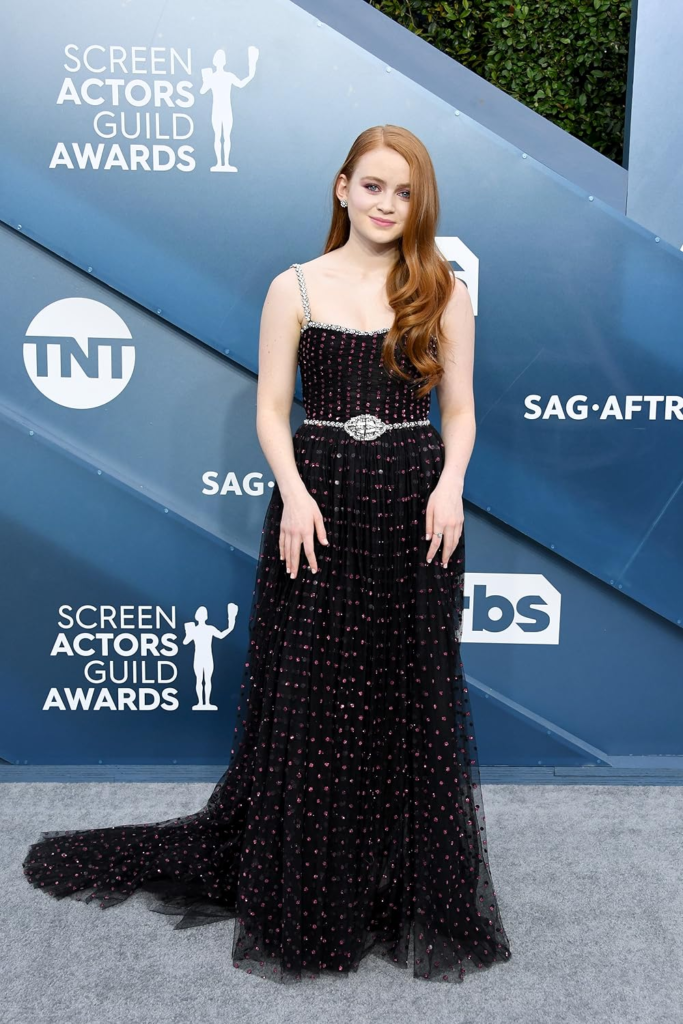 Sadie Sink attending the 26th Annual Screen Actors Guild Awards on January 19, 2020, in Los Angeles, California