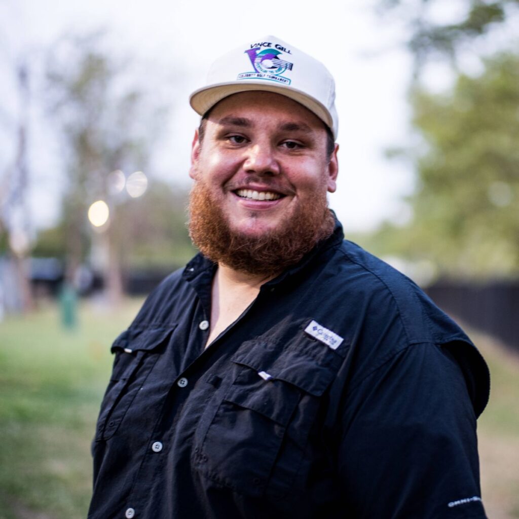 Luke Combs smiling