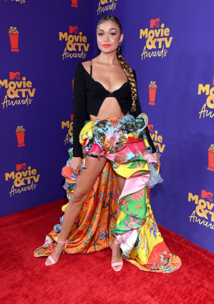 Madison Bailey attending the 2021 MTV Movie & TV Awards in Los Angeles