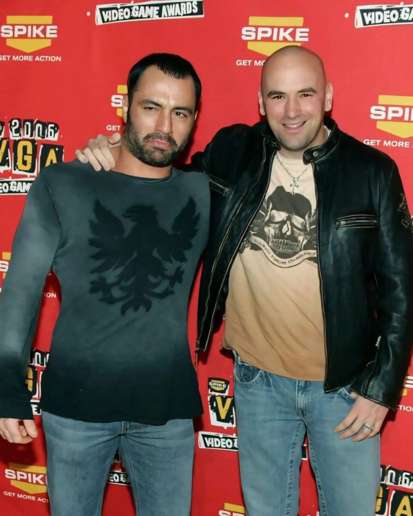 Dana White and Joe Rogan at an event