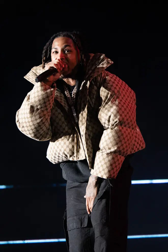 DDG performing his music on stage