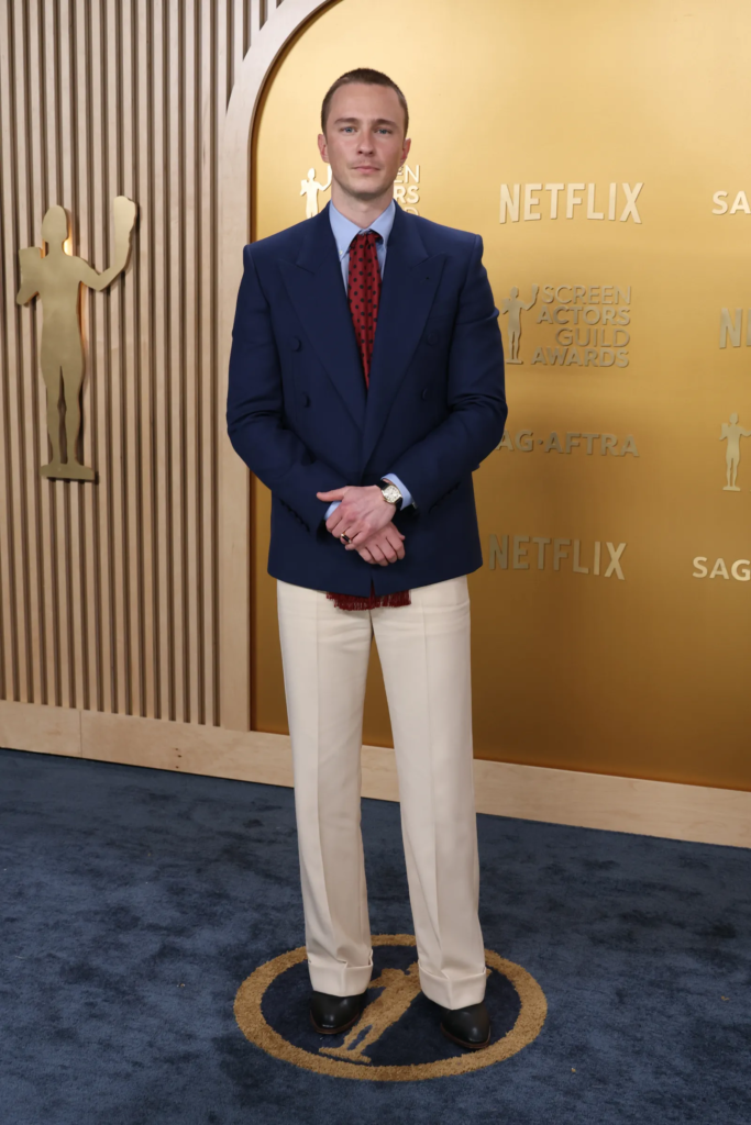 Drew Starkey attending the 31st Annual Screen Actors Guild Awards in Los Angeles on February 23, 2025