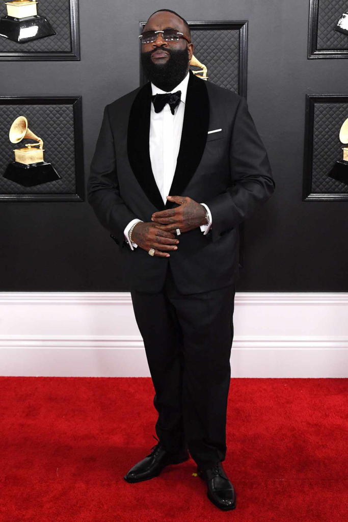 Rick Ross attending the 62nd Annual Grammy Awards on January 26, 2020, in Los Angeles, California