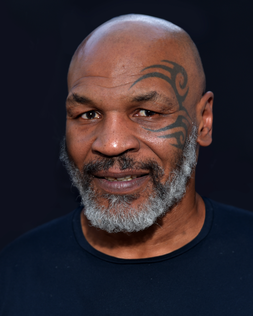 Mike Tyson smiling