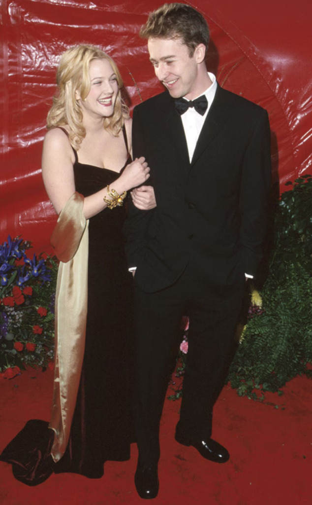 Edward Norton and Drew Barrymore