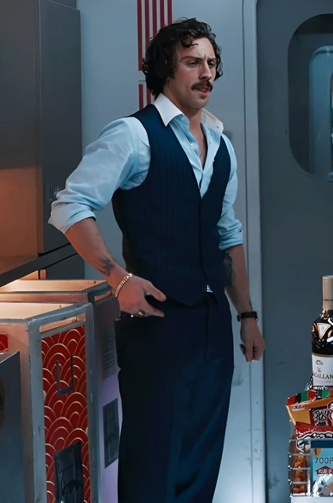 Aaron Taylor-Johnson in his role as Tangerine in the 2022 film Bullet Train