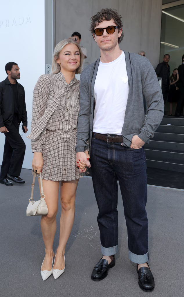 Evan Peters and Natalie Engel