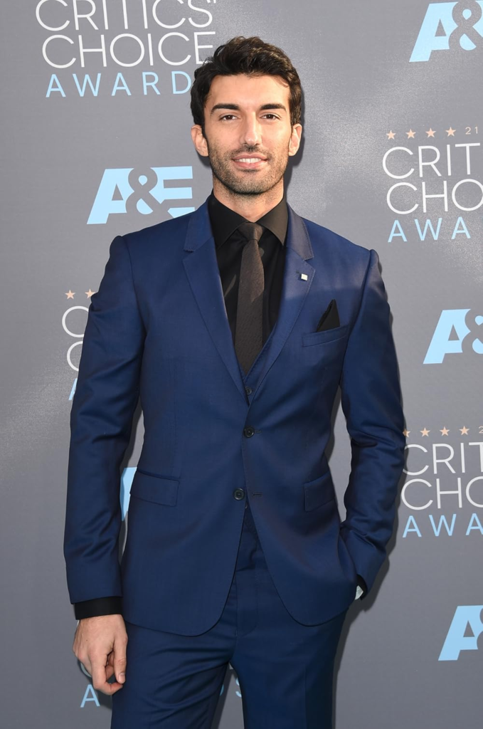 actor and director Justin Baldoni attending the Critics' Choice Awards