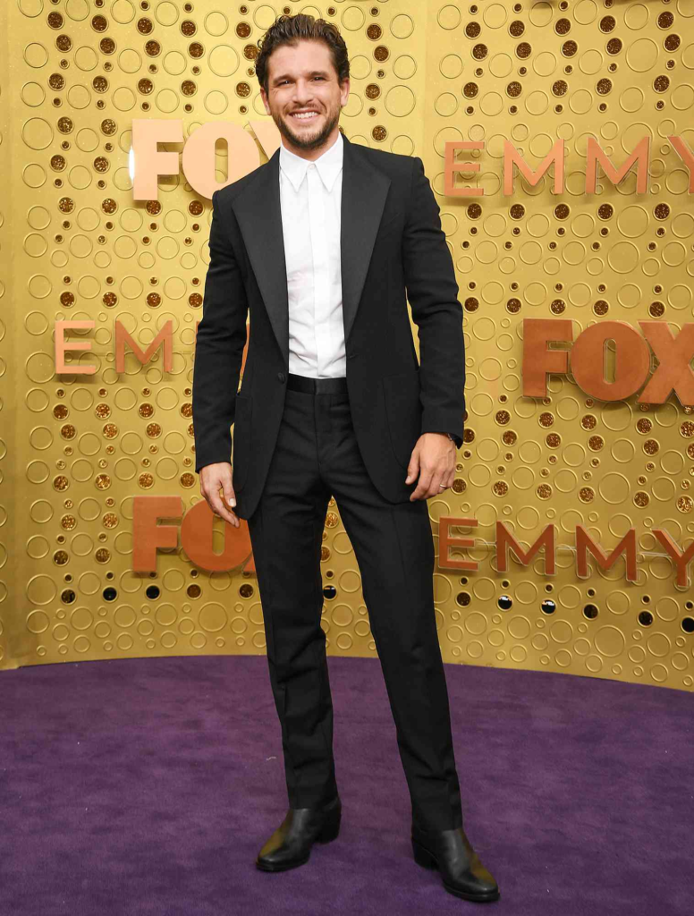 Kit Harington appearing on the red carpet at the 71st Primetime Emmy Awards in Los Angeles
