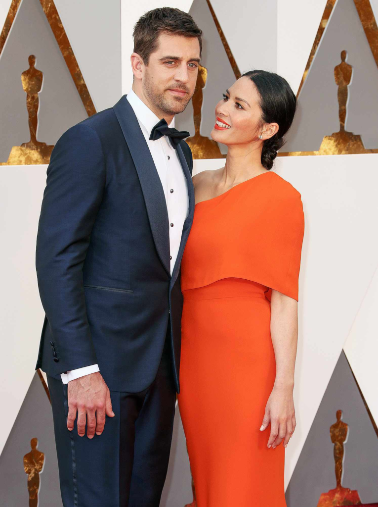 Aaron Rodgers and Olivia Munn