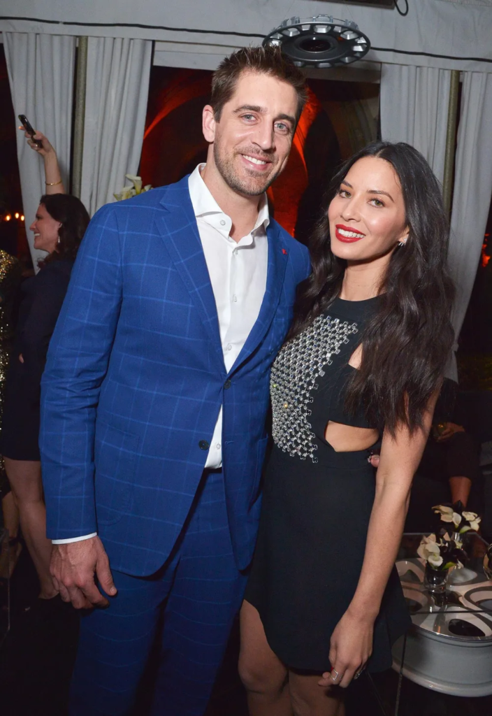 Olivia Munn and Aaron Rodgers