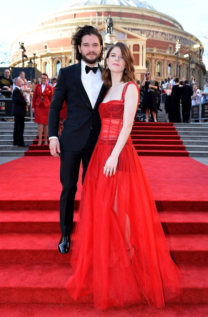 Rose Leslie and Kit Harington