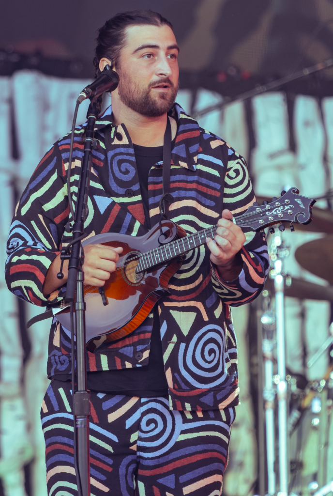 Noah Kahan performing live during his "The Great Divide Tour" in 2026