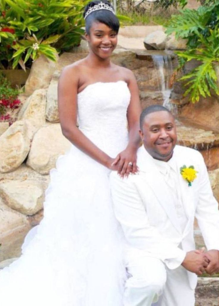 Tiffany Haddish and William Stewart on their wedding