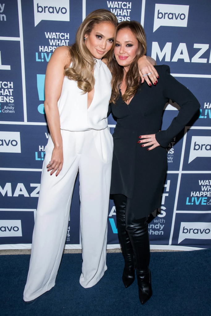 Leah Remini and Jennifer Lopez