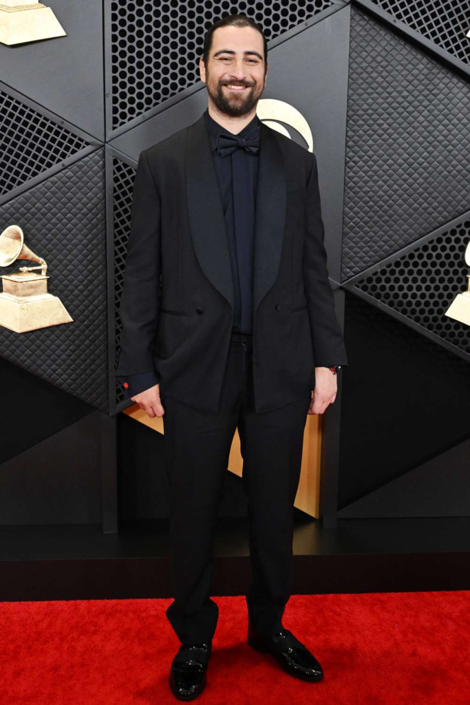 Noah Kahan attending the 66th Annual Grammy Awards in February 2024, where he was nominated for Best New Artist