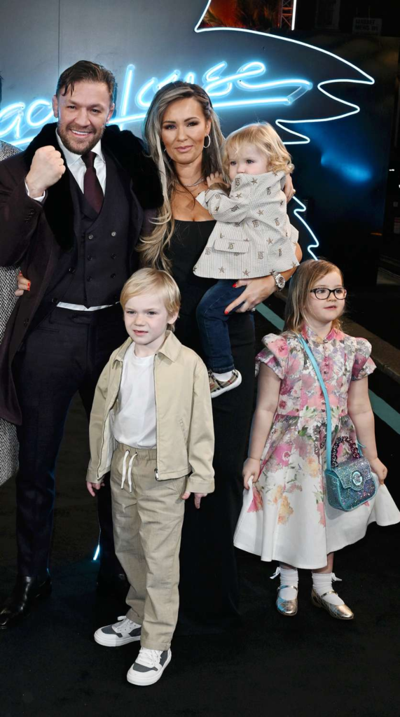 Conor McGregor with his family at an event