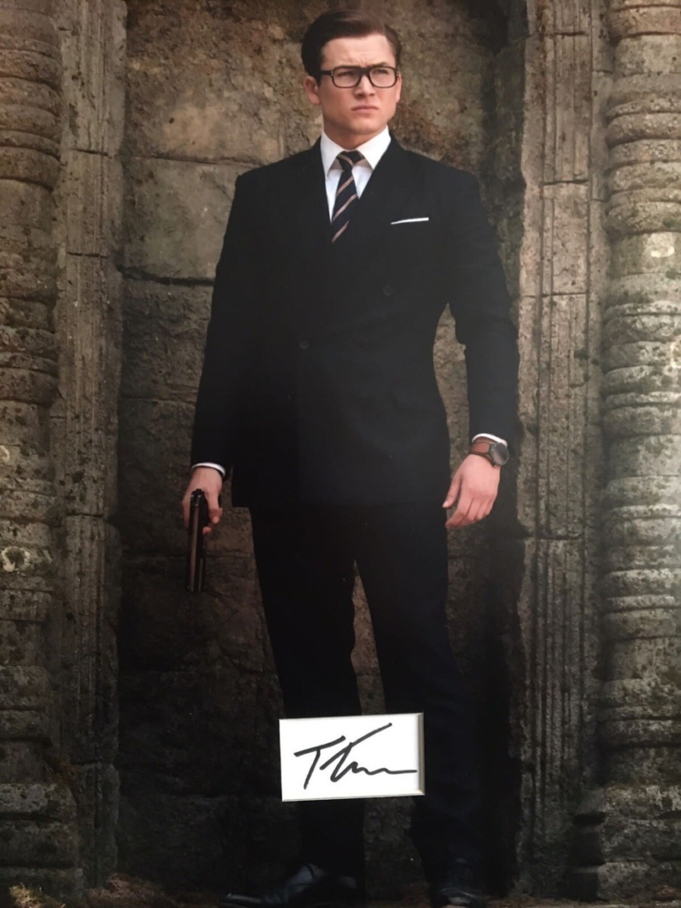 Taron Egerton in his role as Gary "Eggsy" Unwin from the 2017 film Kingsman: The Golden Circle