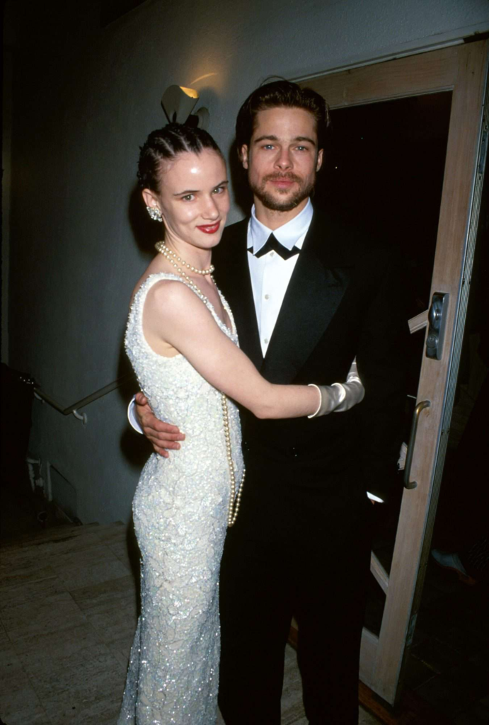 Juliette Lewis and Brad Pitt