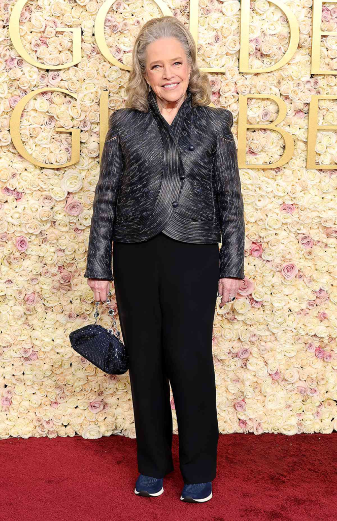 Academy Award-winning actress Kathy Bates attending the 82nd Annual Golden Globe Awards in January 2025