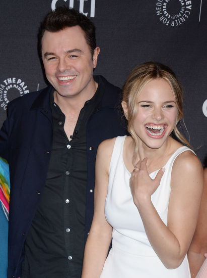 Seth MacFarlane and Halston Sage