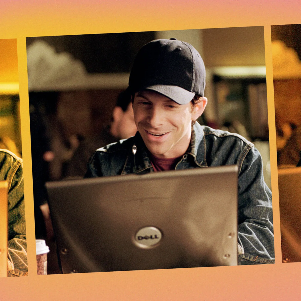 Seth Green in his role as Lyle, the "computer genius" hacker character in the 2003 action film The Italian Job