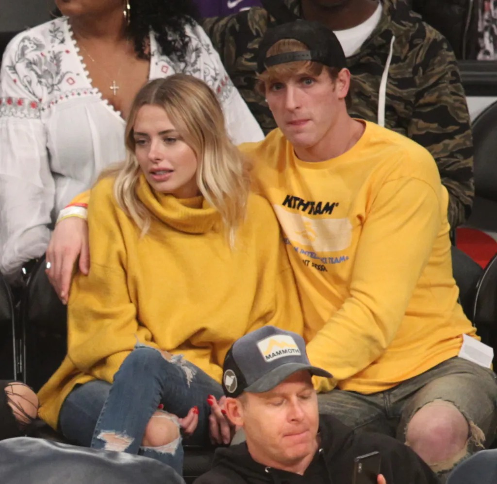 Corinna Kopf and Logan Paul