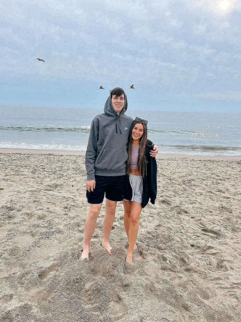 Austin Reaves and Jenna Barber