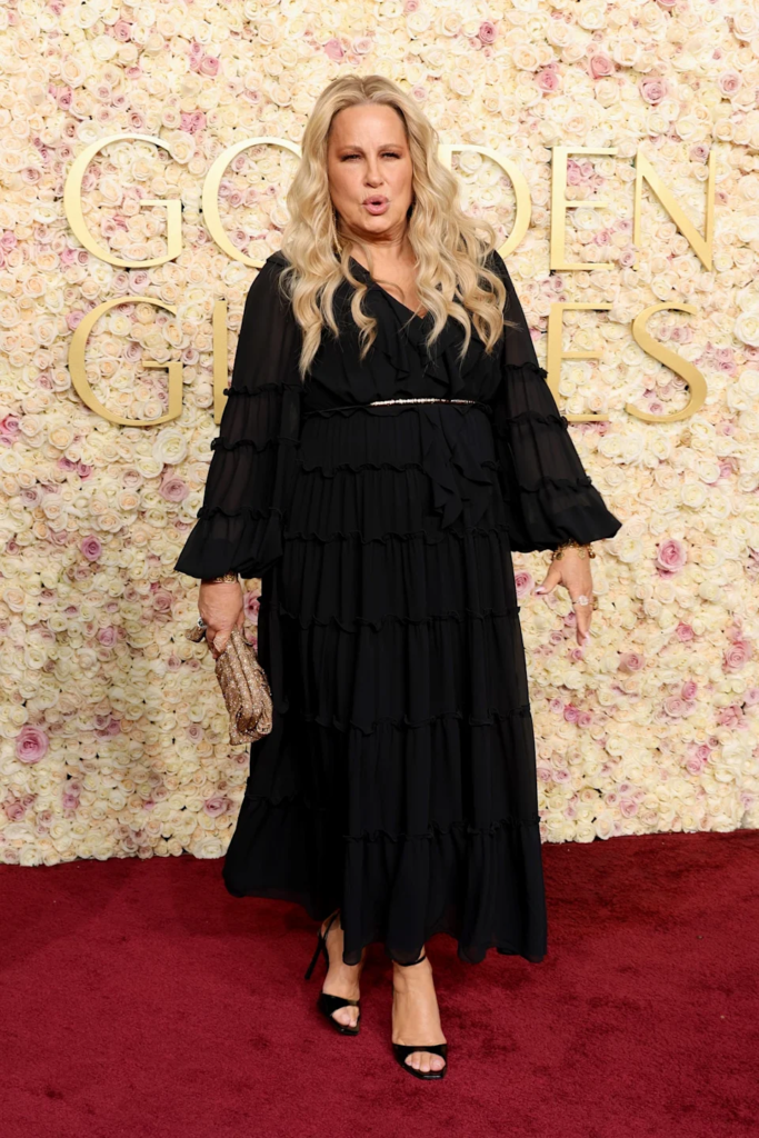 Jennifer Coolidge on the red carpet at the 82nd Golden Globe Awards held on January 5, 2025